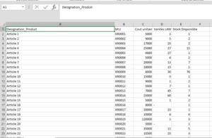 Comment Faire La Classification ABC Des Stocks Sur Excel ? - Le Blog Du ...